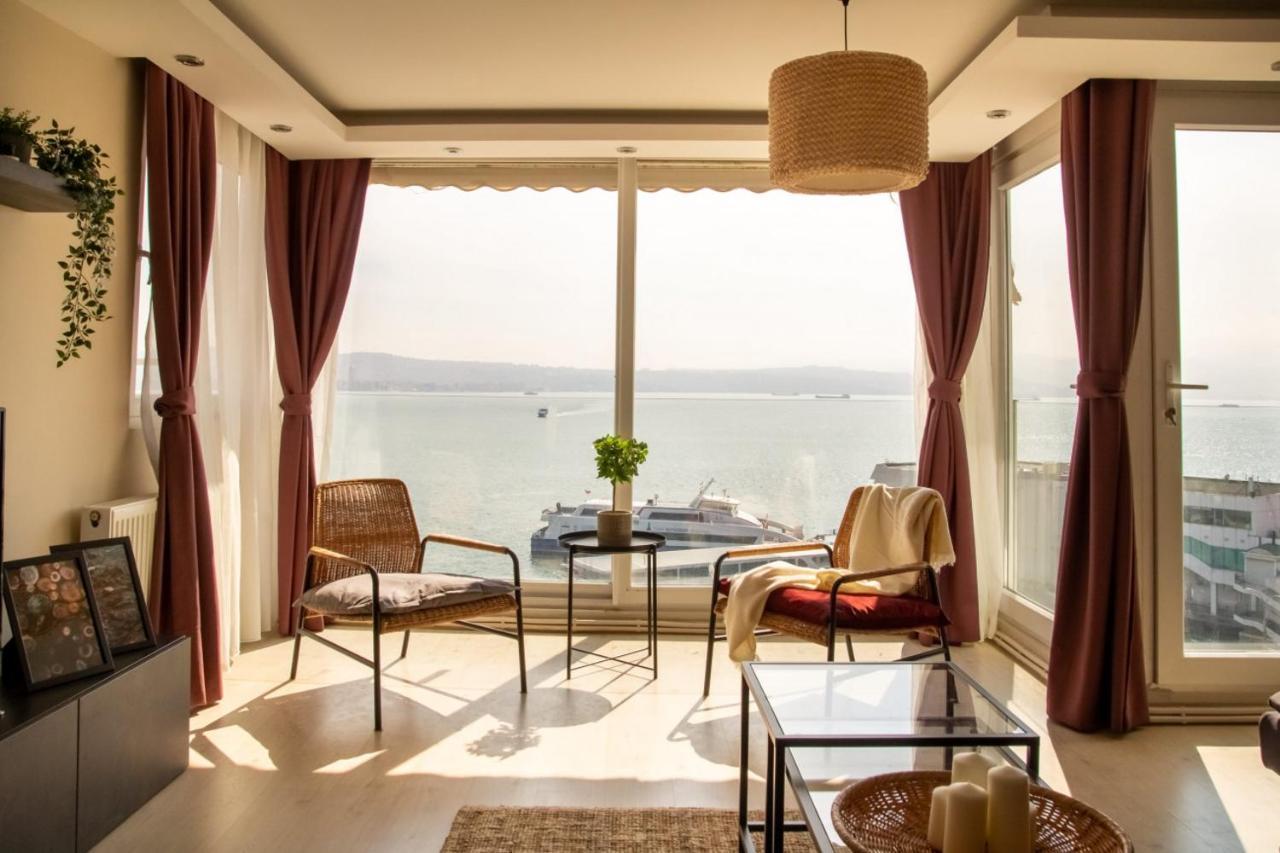 Exceptional Flat With Gorgeous Sea View In Izmir Apartment Exterior photo